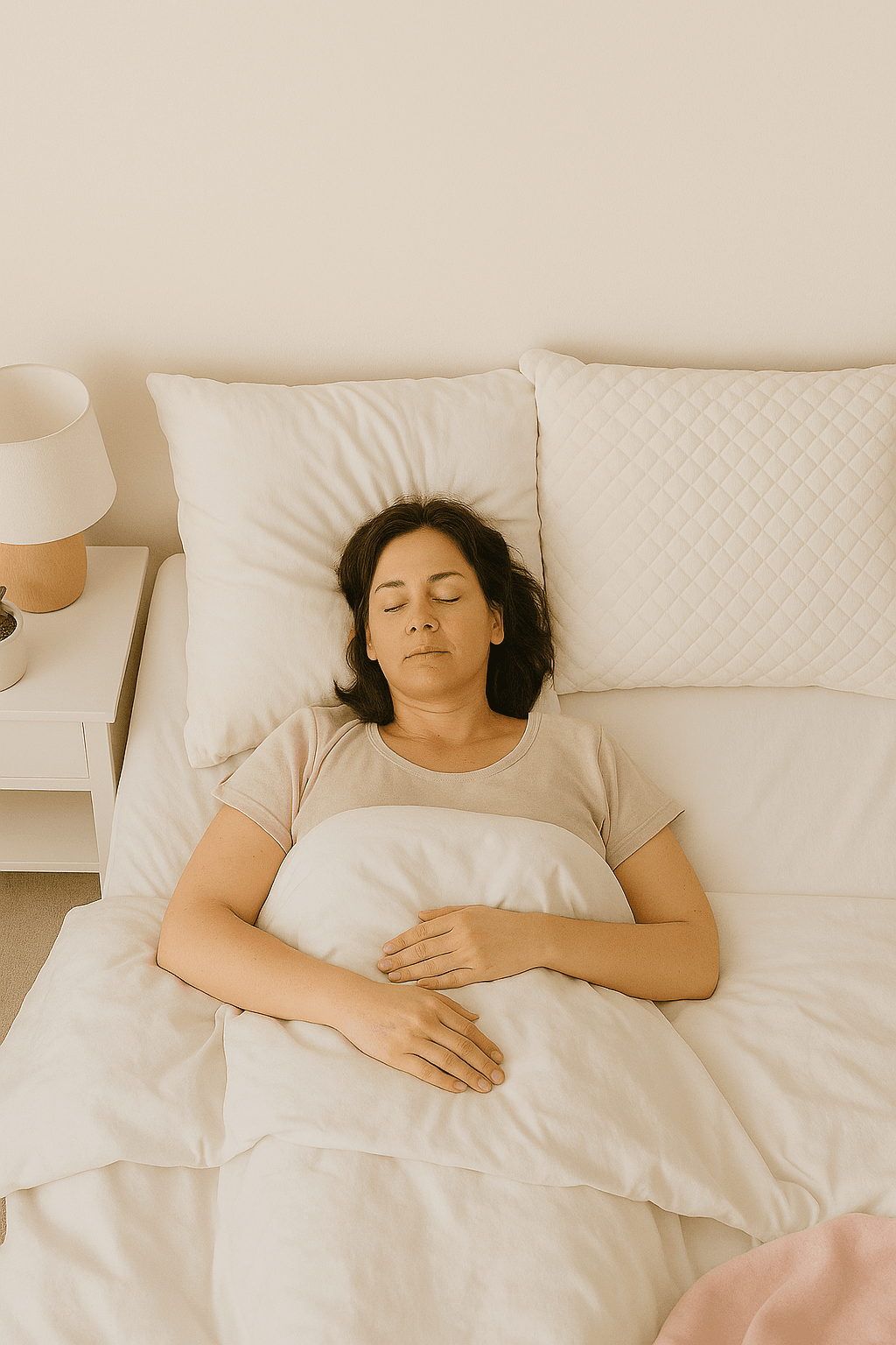 Mujer Descansando en cama